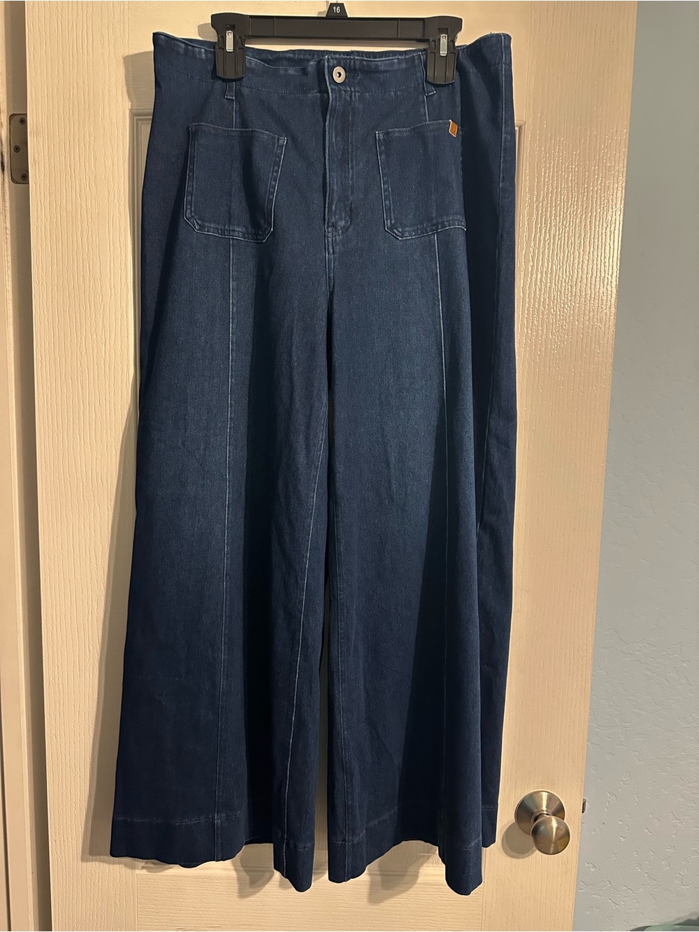 Halara Wide Leg High-Rise Women's Jeans - Dark Blue